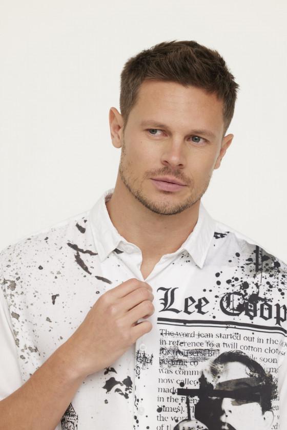 Lee Cooper Chemise DINO Blanc