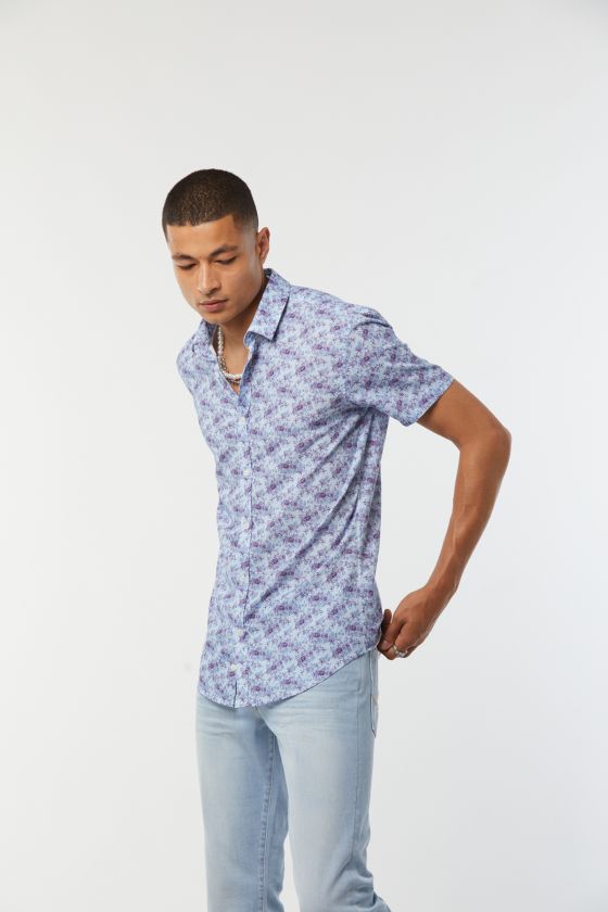 Lee Cooper Chemise DINOLO Bleu Marant