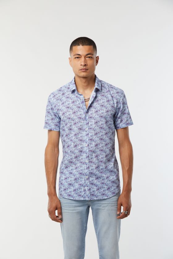 lee cooper Chemise DINOLO Bleu marant