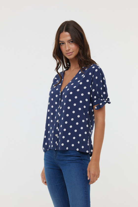 Lee Cooper Chemise DISIA MC Navy