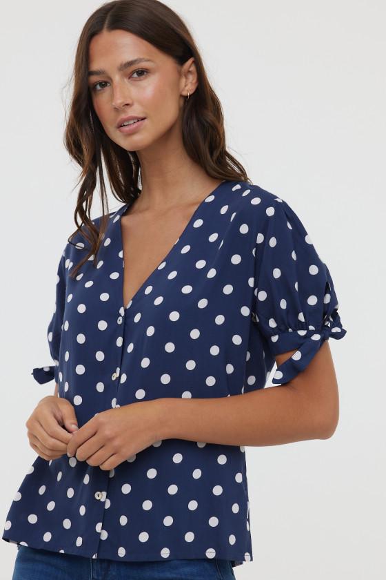 Lee Cooper Chemise DISIA MC Navy