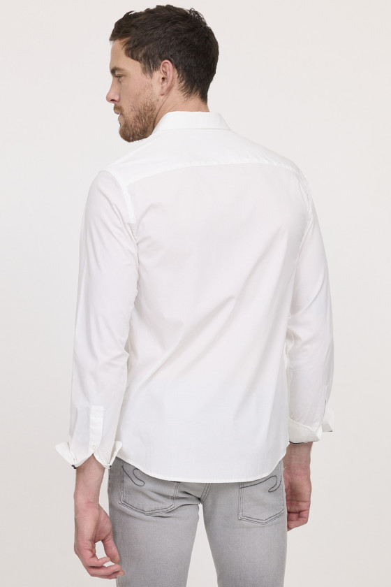 Lee Cooper Chemise DOGINO ML Blanche