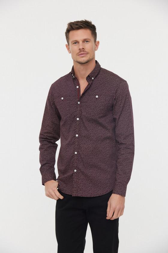 Lee Cooper Chemise DOKIN Aubergine