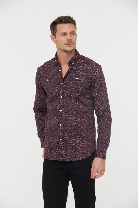 Lee Cooper Chemise DOKIN Aubergine