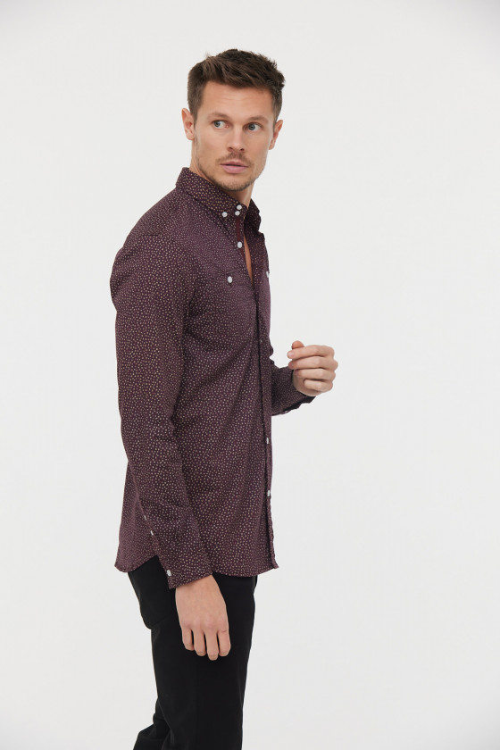 Lee Cooper Chemise DOKIN Aubergine