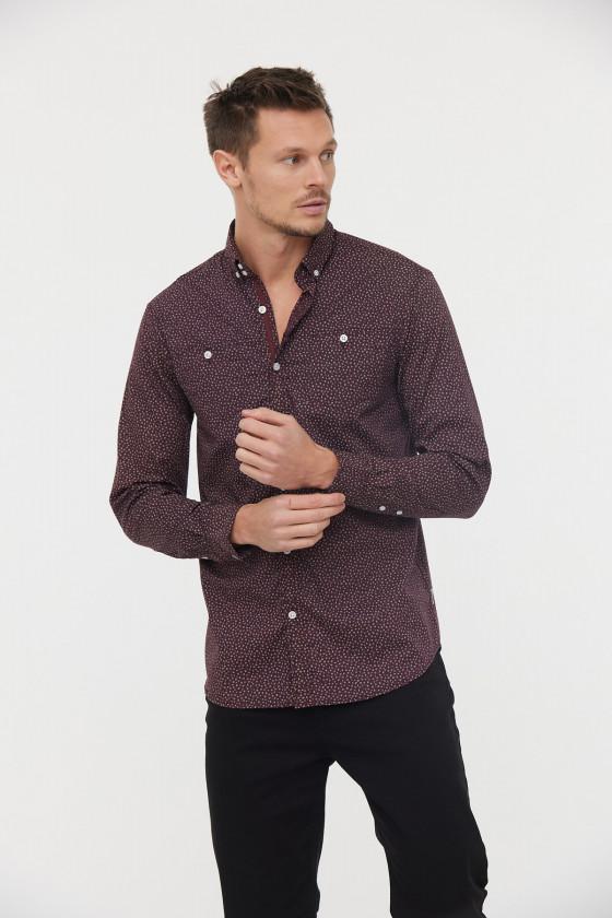 lee cooper Chemise DOKIN Aubergine