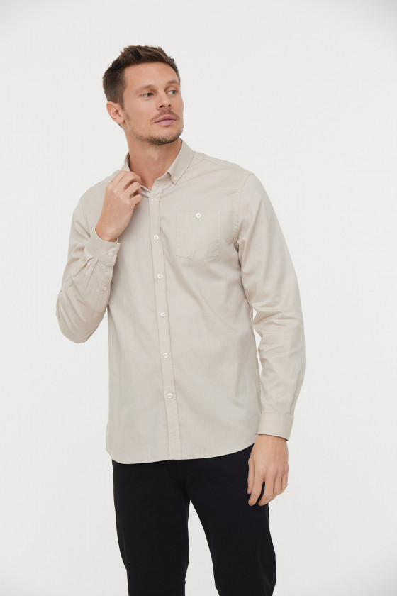 Lee Cooper Chemise DOLARO Argile Beige