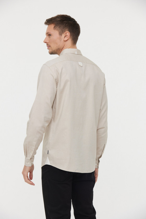 Lee Cooper Chemise DOLARO Argile Beige