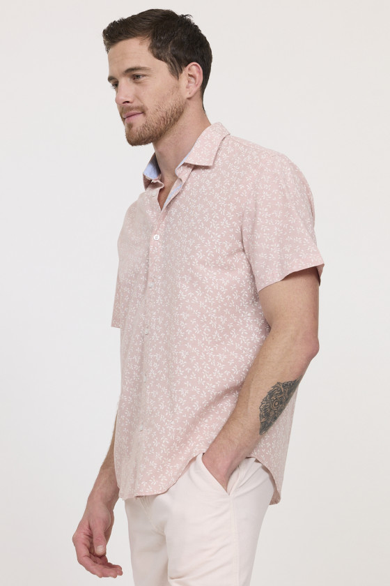 Lee Cooper Chemise DOLAVI Rose Dragée
