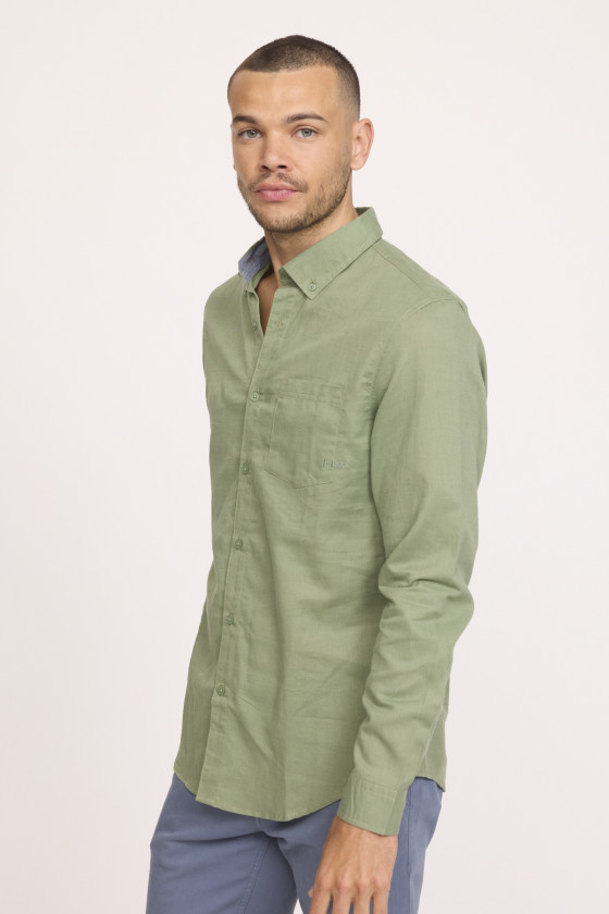 Lee Cooper Chemise DOLINO Kaki Vert