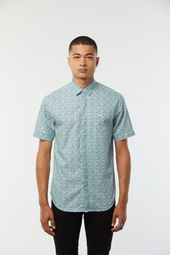 lee cooper Chemise DOLVIK Vert celadon