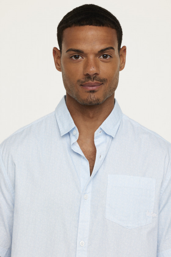 Lee Cooper Chemise DOMBO Blue Grey