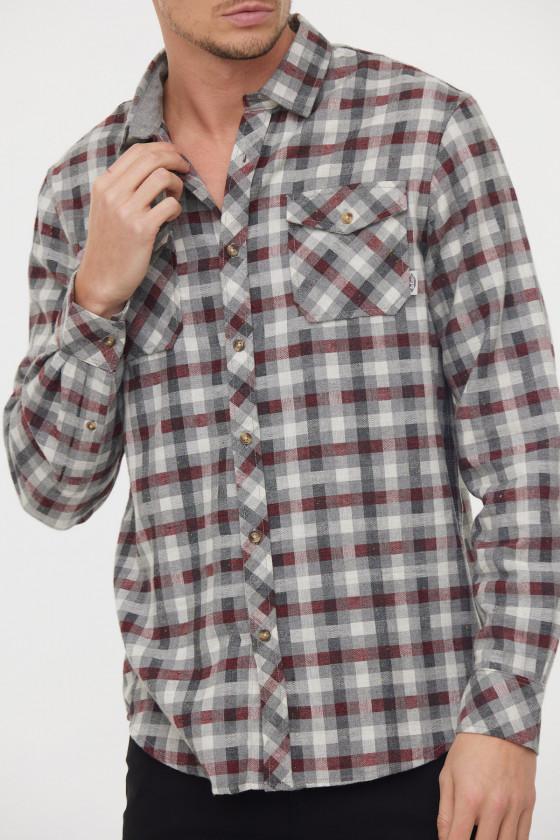 Lee Cooper Chemise DORBET Lie De Vin