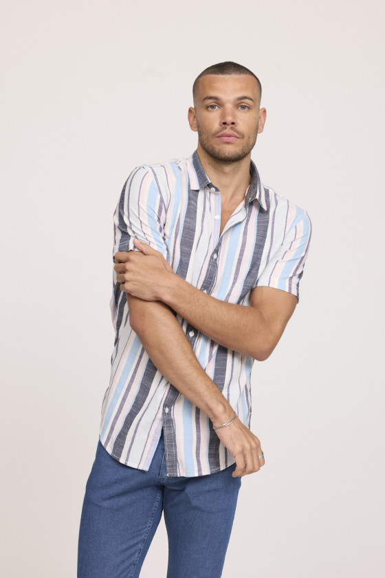 Lee Cooper Chemise DOROL Gris Bleu