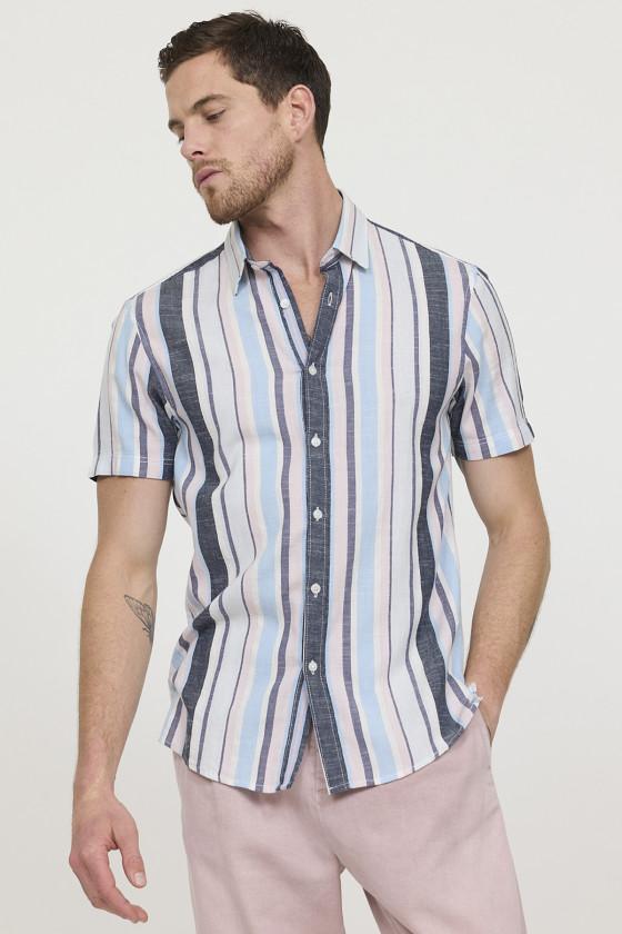 lee cooper Chemise DOROL ML Gris bleu