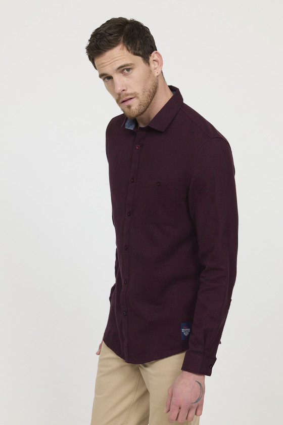 Lee Cooper Chemise DOUCO Red Wine