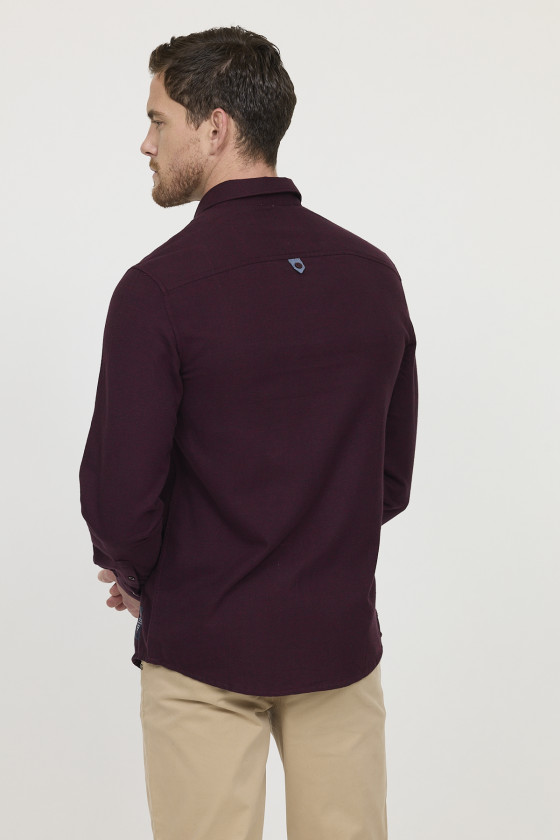 Lee Cooper Chemise DOUCO Red Wine