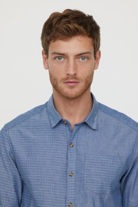 Lee Cooper Chemise Dougo Celadon Blue