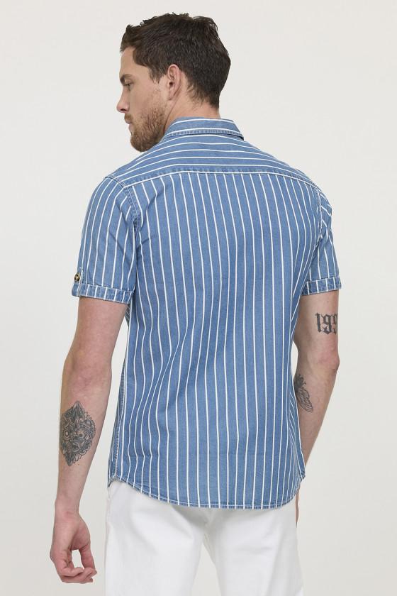 Lee Cooper Chemise DOULY Light Blue Stripes