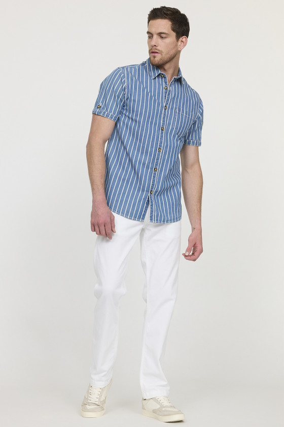 Lee Cooper Chemise DOULY Light Blue Stripes