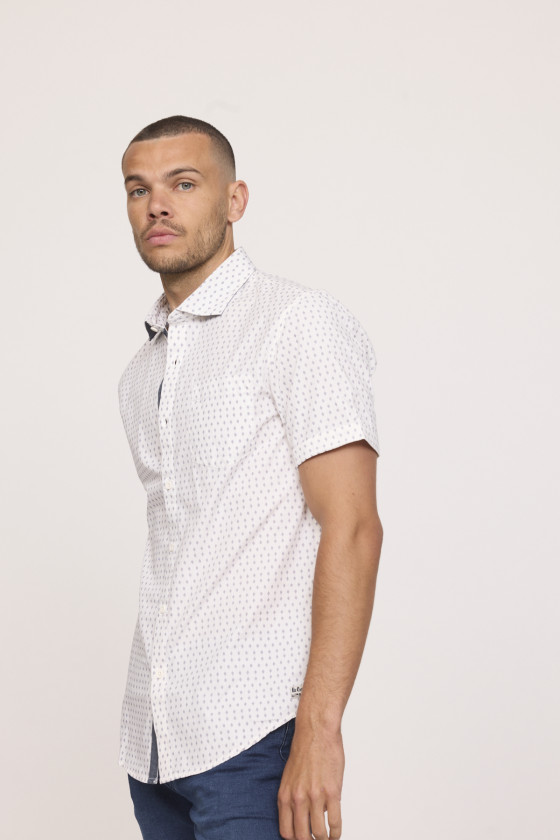 Lee Cooper Chemise DOULY MC Blanche