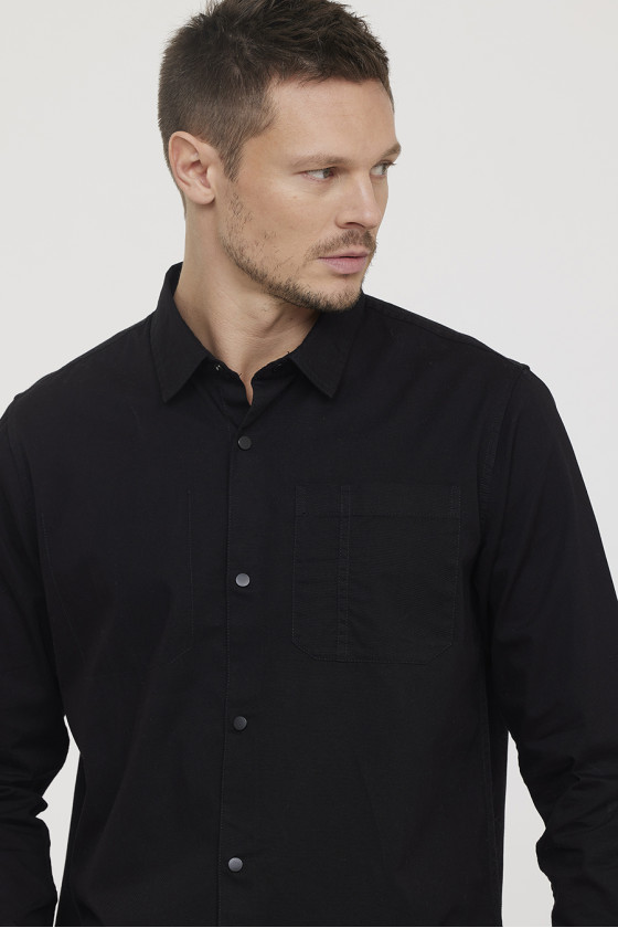 Lee Cooper Chemise DOWORK Black