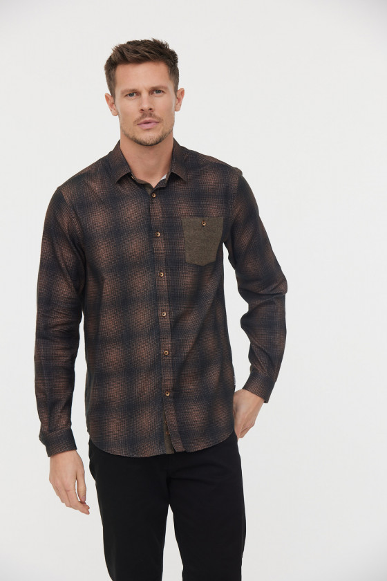 Lee Cooper Chemise DRATY Chatain