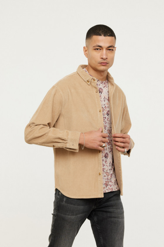 Lee Cooper Chemise DROPY Argile Beige