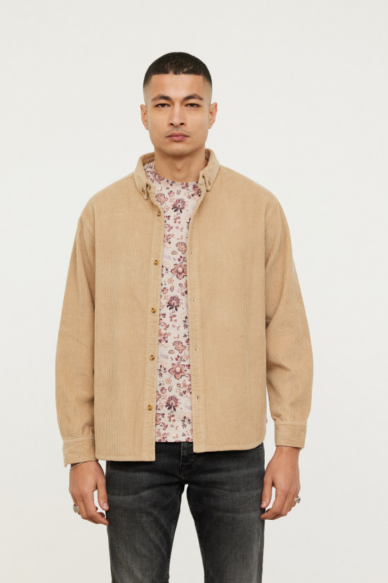 Lee Cooper Chemise DROPY Argile Beige