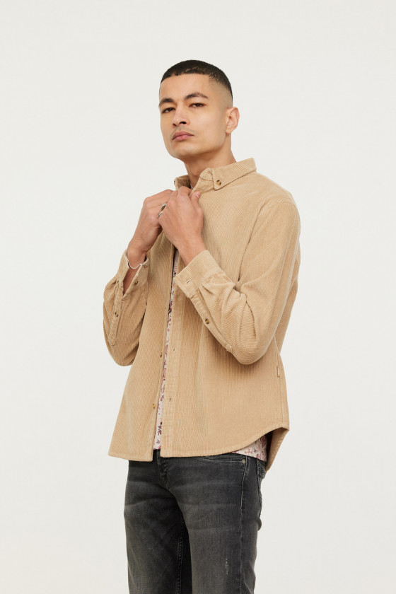 Lee Cooper Chemise DROPY Argile Beige