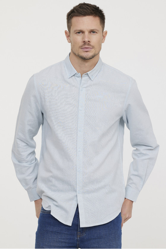 lee cooper Chemise DUKO Blue Grey