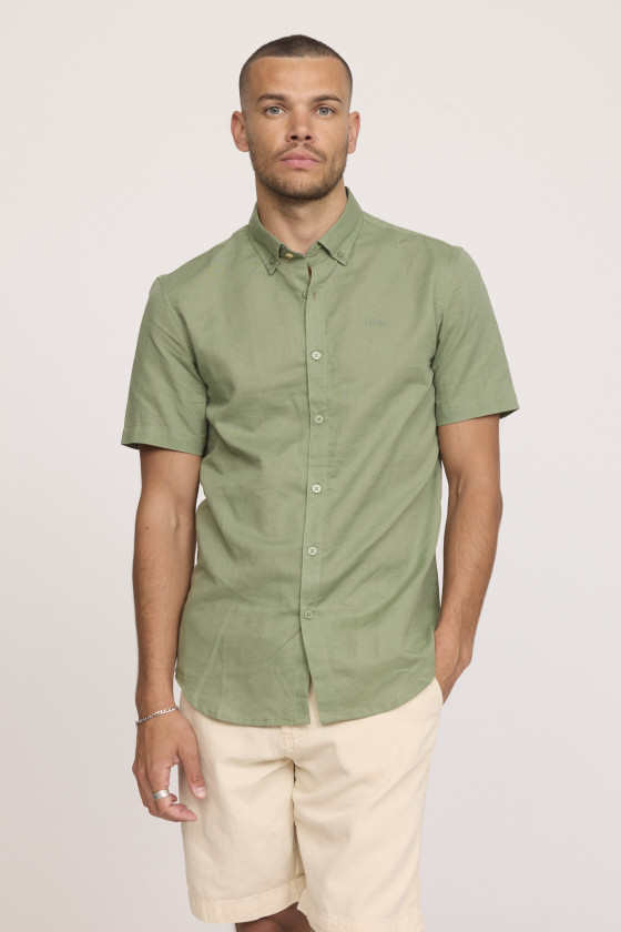 Lee Cooper Chemise DULIN Kaki Vert