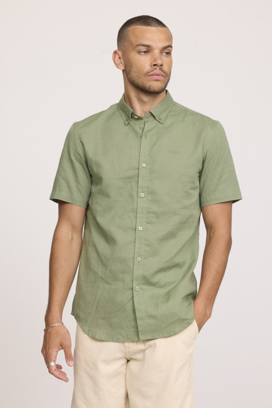 lee cooper Chemise DULIN Kaki vert