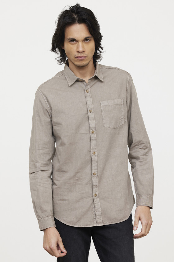 lee cooper Chemise DYE Argile Beige