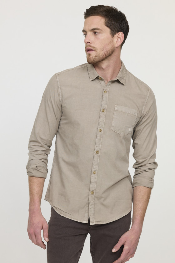 lee cooper Chemise DYE Brown