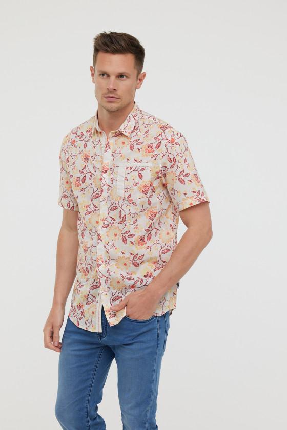 Lee Cooper Chemises DAMYK MC Peach