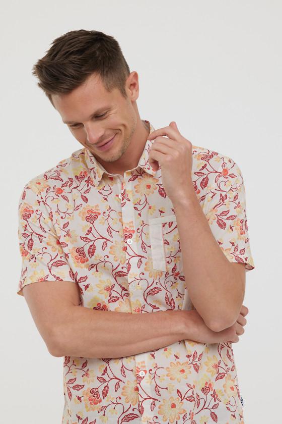 Lee Cooper Chemises DAMYK MC Peach