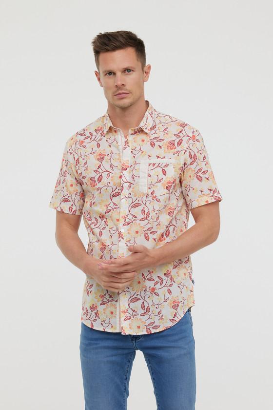 lee cooper Chemises DAMYK MC Peach