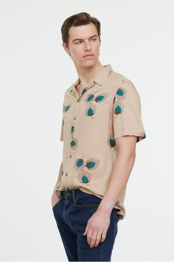 Lee Cooper Chemises DARUS Argile Beige