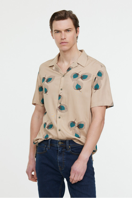 lee cooper Chemises DARUS Argile beige