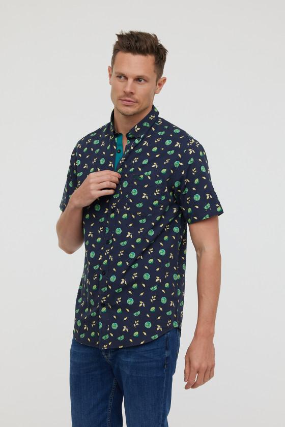 Lee Cooper Chemises DICHA MC Navy