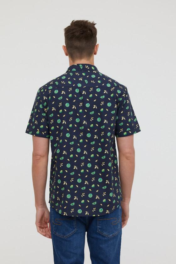 Lee Cooper Chemises DICHA MC Navy