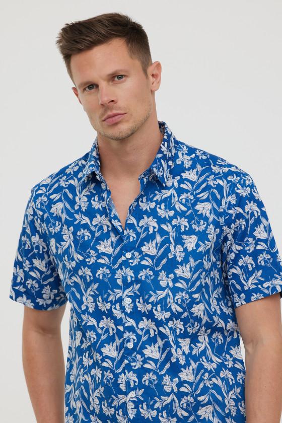 Lee Cooper Chemises DIEZ MC Celadon Blue