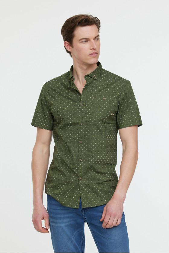 lee cooper Chemises DIMIO MC Army