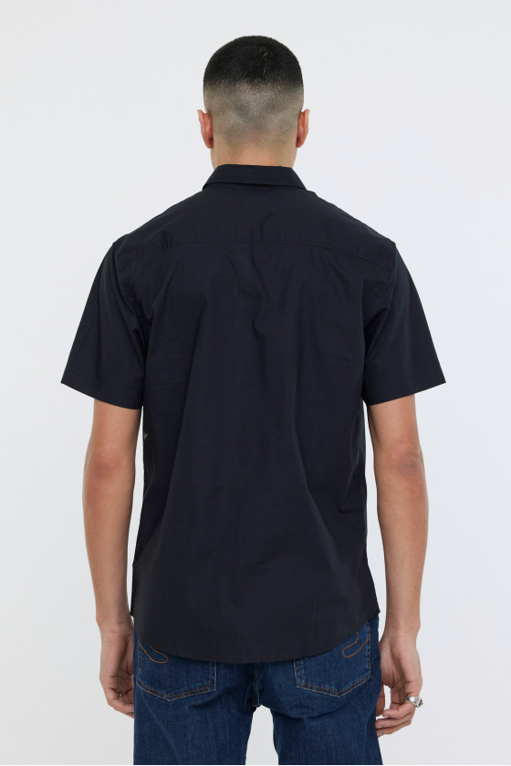 Lee Cooper Chemises DRIMO MC Black