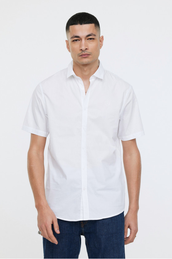 lee cooper Chemises DRIMO MC Optic white