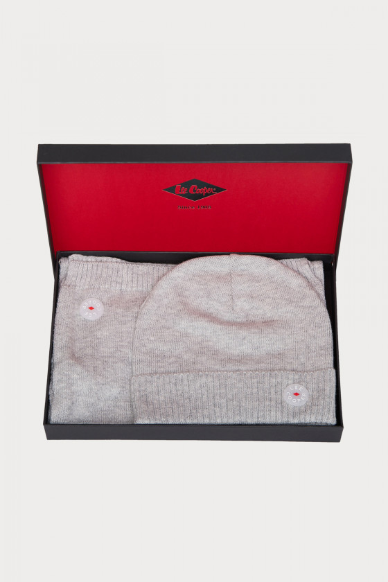 lee cooper Coffret avec bonnet et écharpe