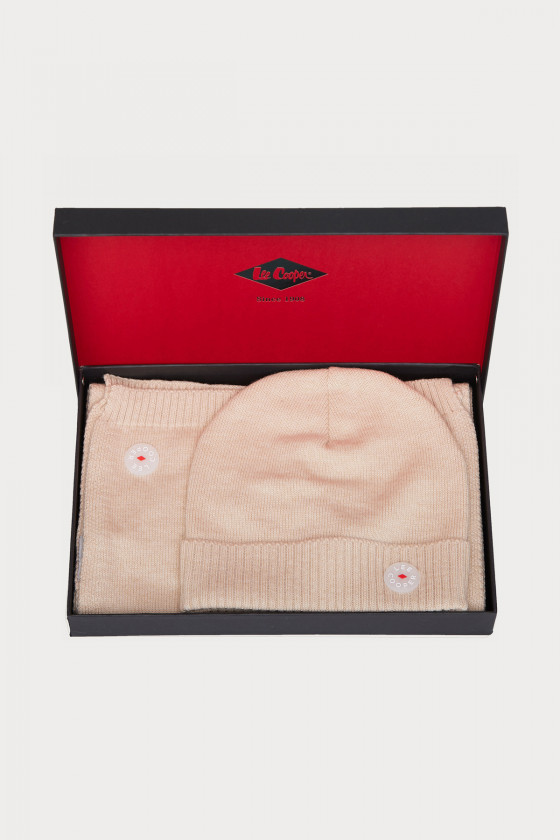 lee cooper Coffret avec bonnet et écharpe
