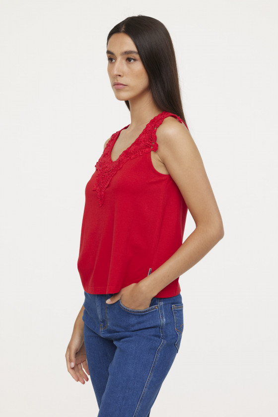 Lee Cooper Débardeur AMACHI Cherry