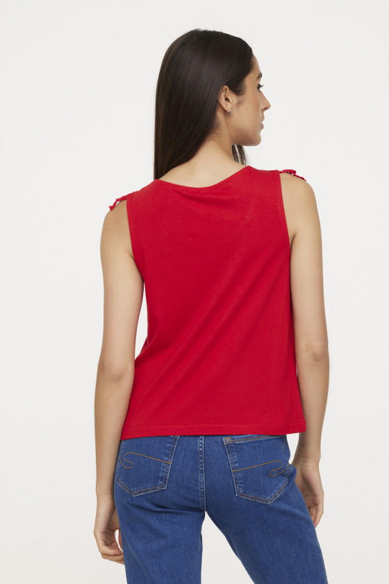 Lee Cooper Débardeur AMACHI Cherry